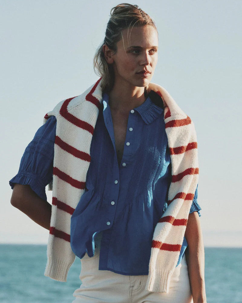 Trovata Jess Blouse in Cobalto