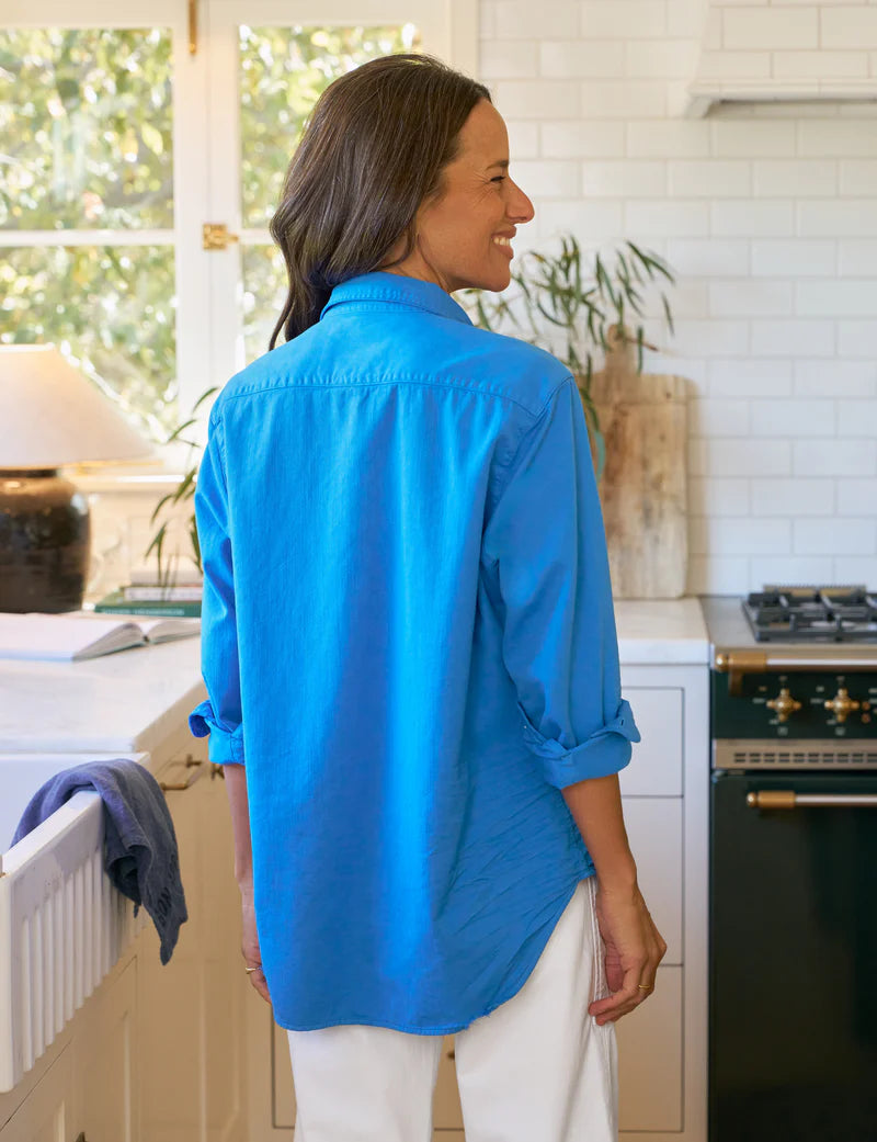 Frank & Eileen Barry Shirt in Lapis Denim