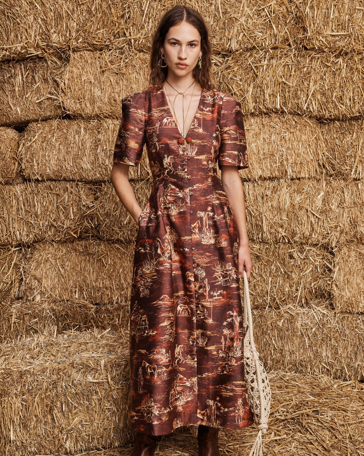 Alémais Ezra Midi Dress