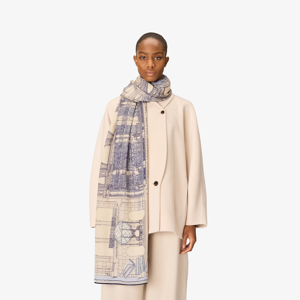 Inoui Editions Scarf Vivienne in Grey