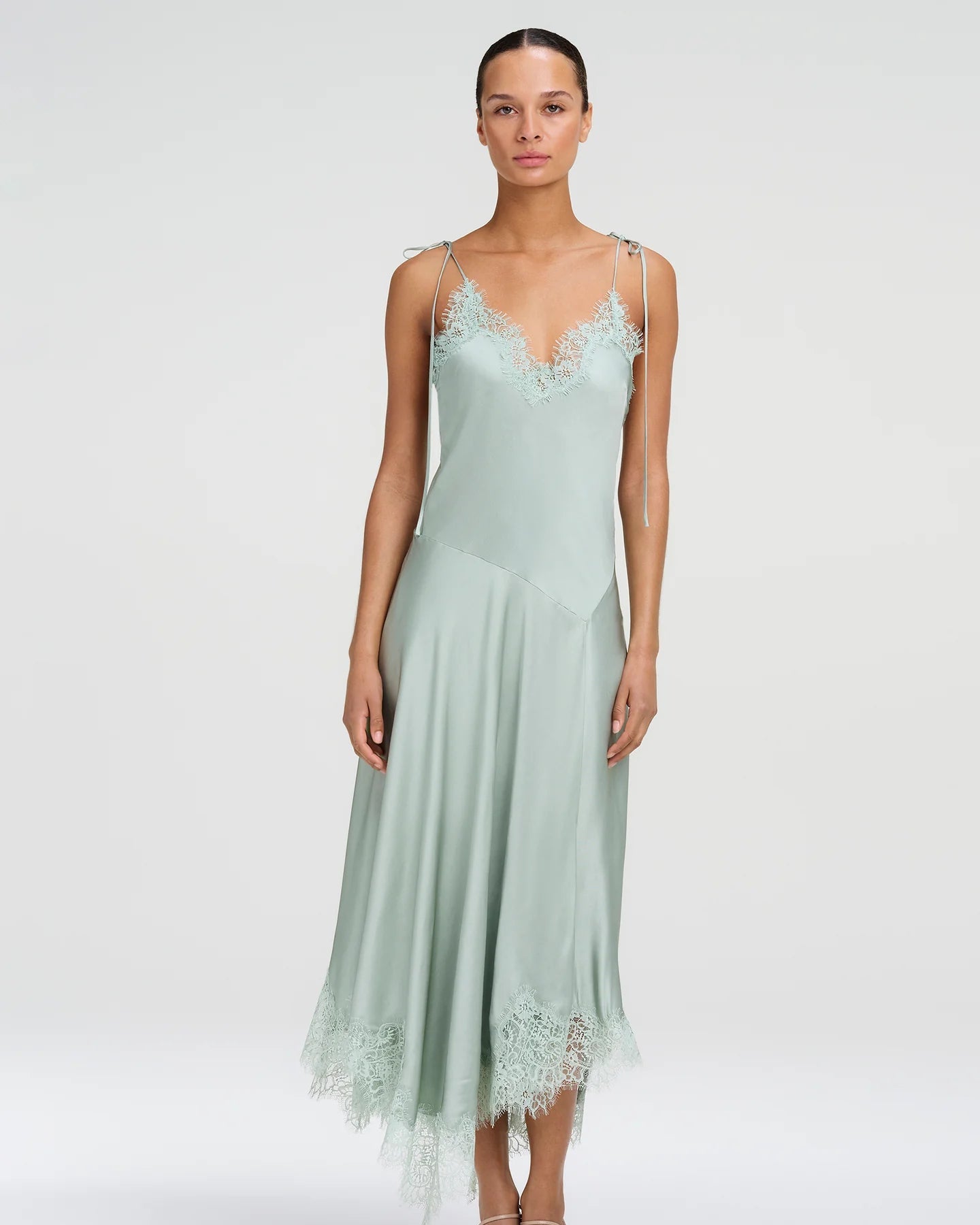 A.L.C. Aleena Dress in Pale Jade