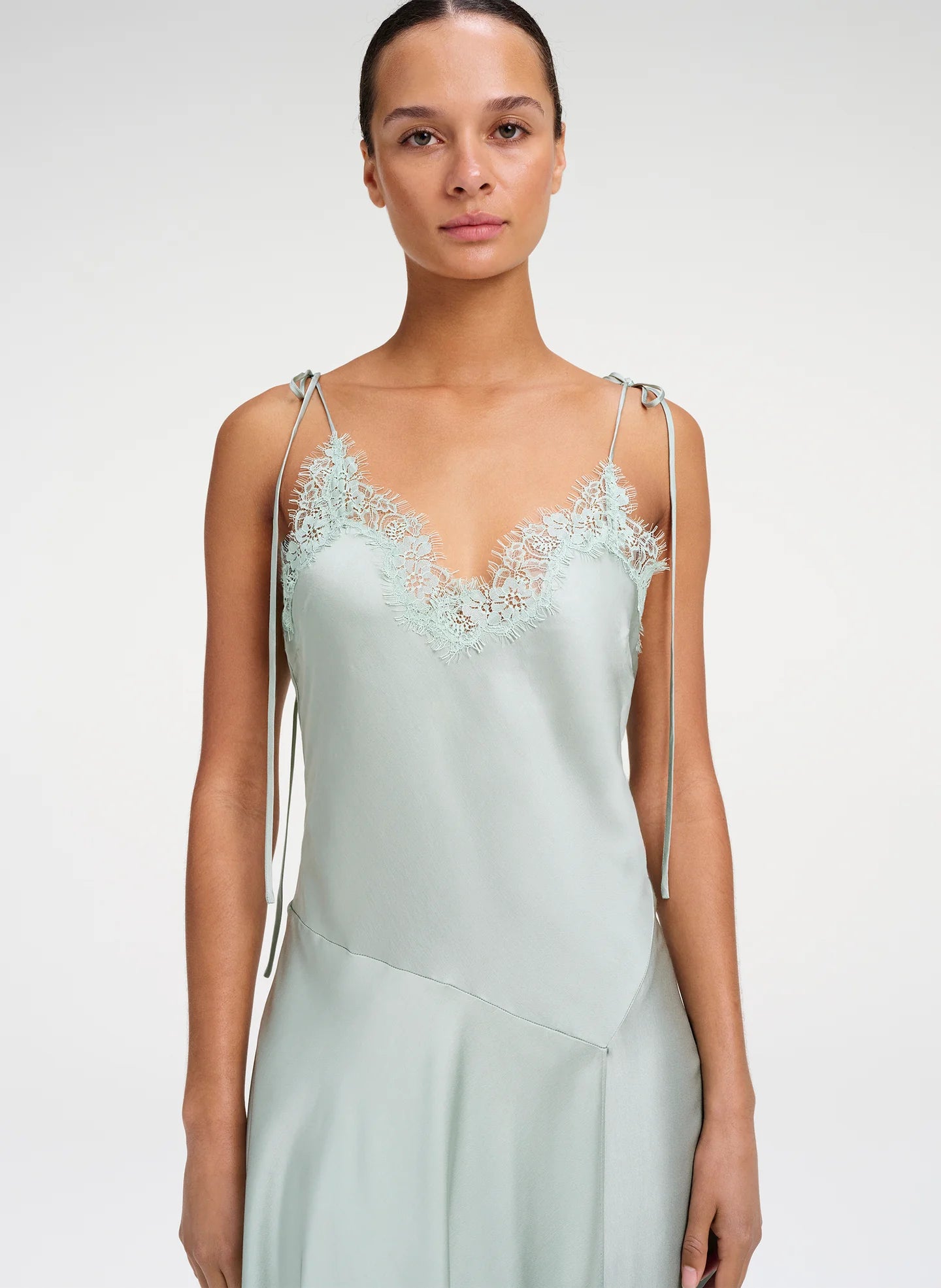 A.L.C. Aleena Dress in Pale Jade
