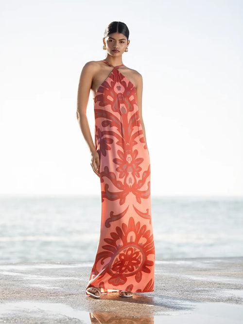 DIARRABLU Aria Dress in Elia Rose