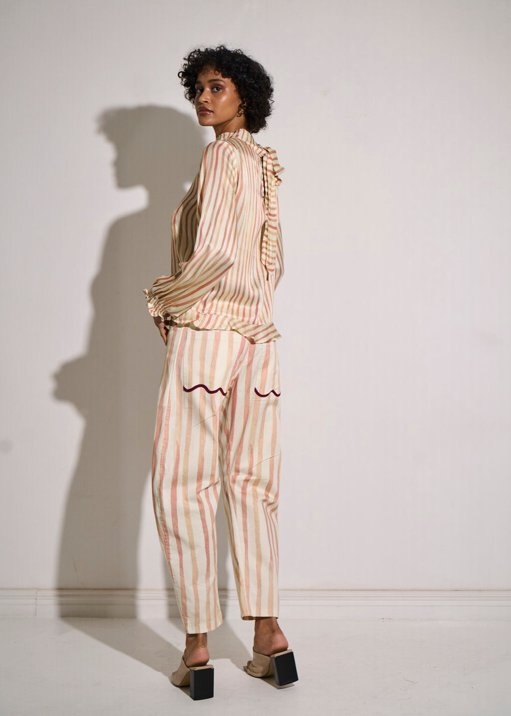 Asha Eleven Pipa Trousers Pink City