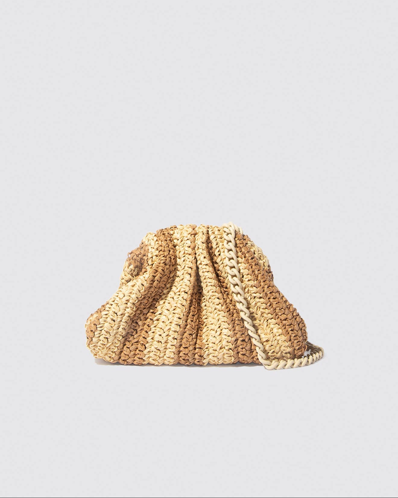 Maria La Rosa Mini Game Crochet Bag in Natural