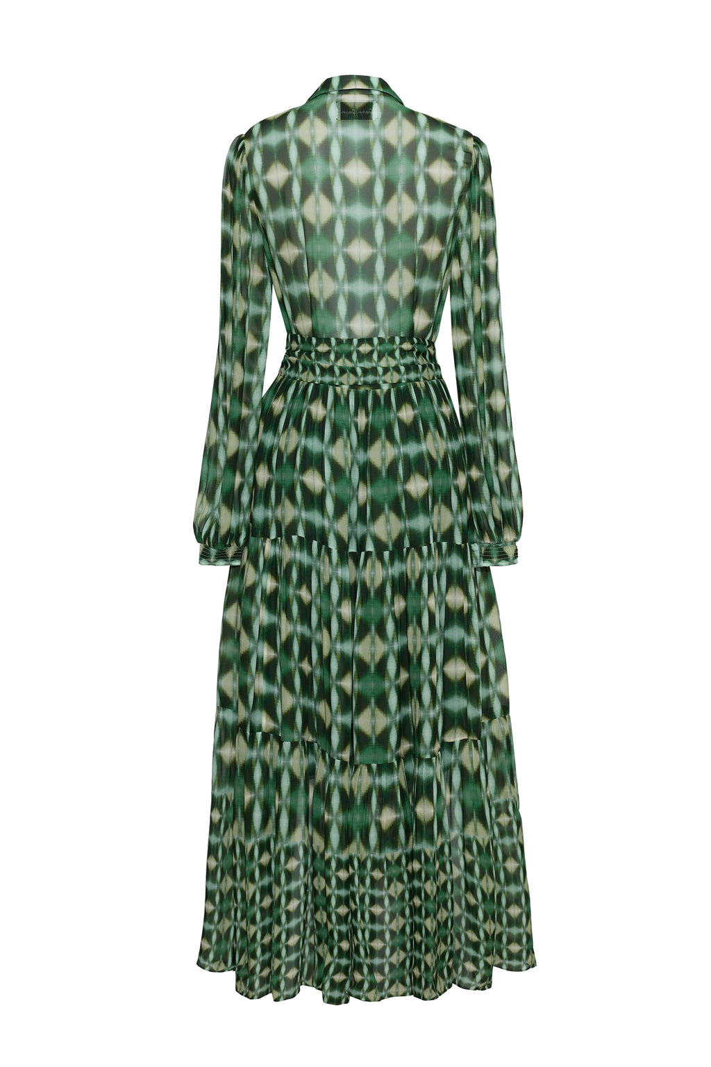 Cara Cara Barbara Dress in Ashford Geo Moss