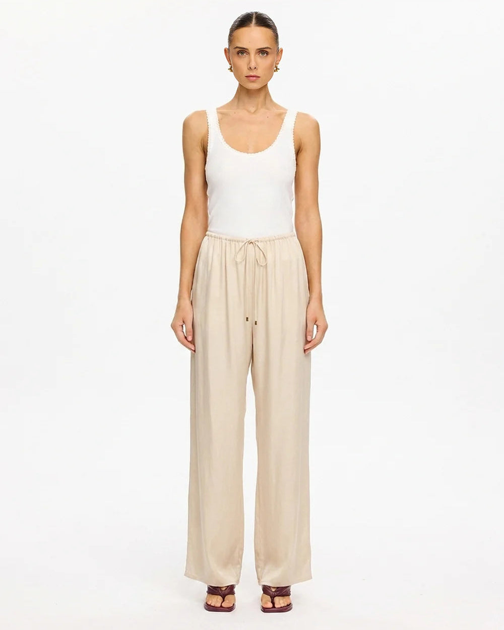 Kivari Blythe Pant in Champagne