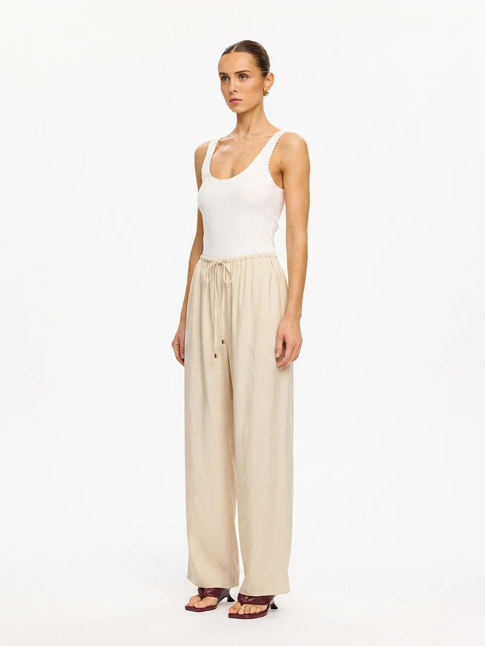 Kivari Blythe Pant in Champagne