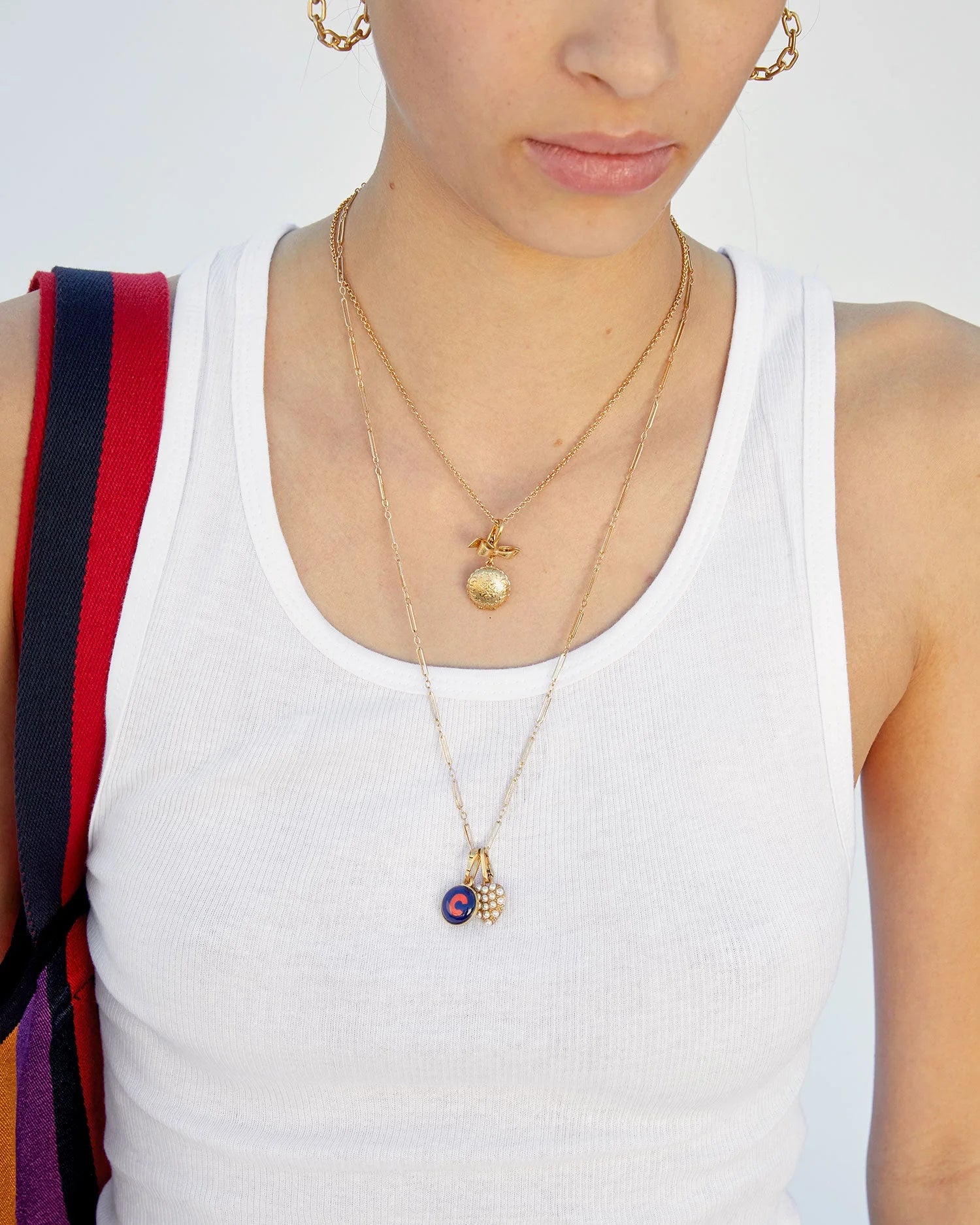 Clare V. Paperclip Chain Necklace