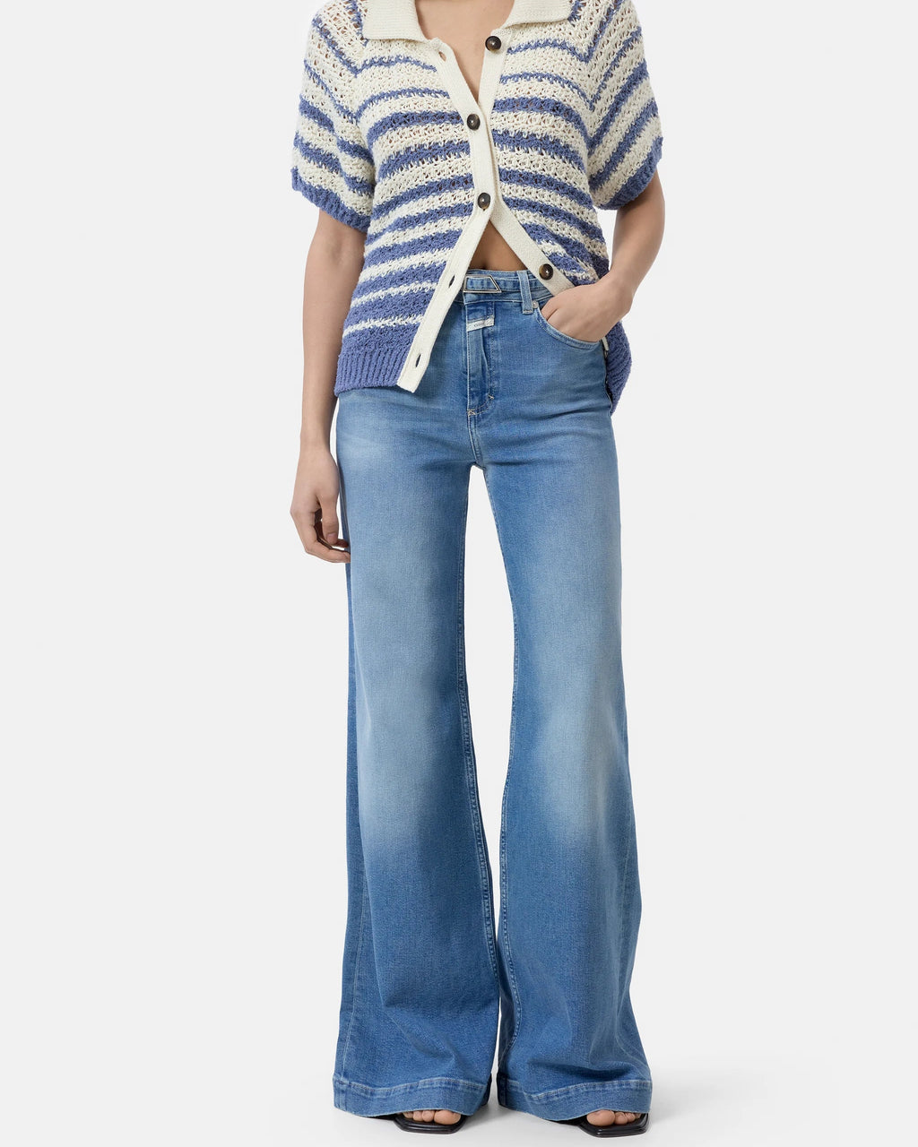 Closed Glow Up Pants in Mid Blue