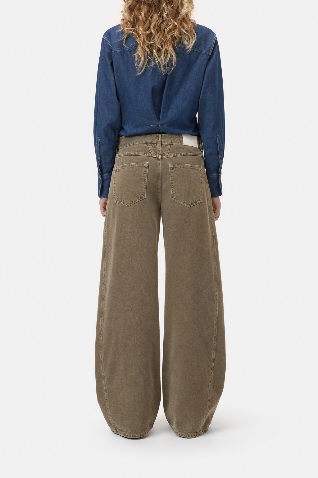 Closed Tori-X Barrel Pant in Toffee Brown