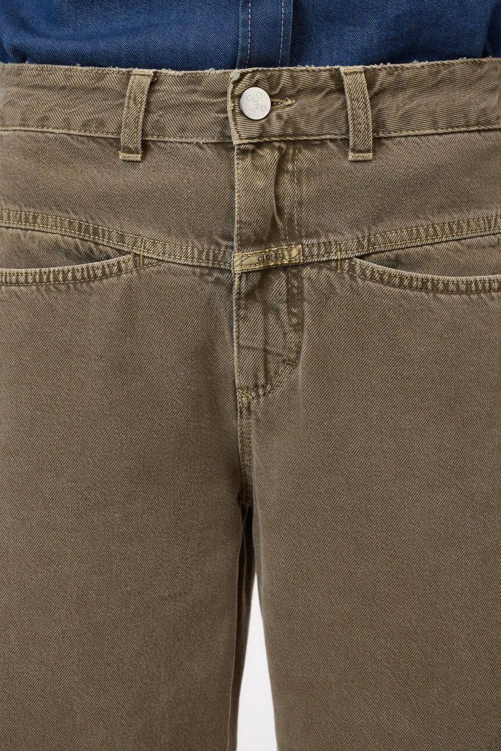 Closed Tori-X Barrel Pant in Toffee Brown