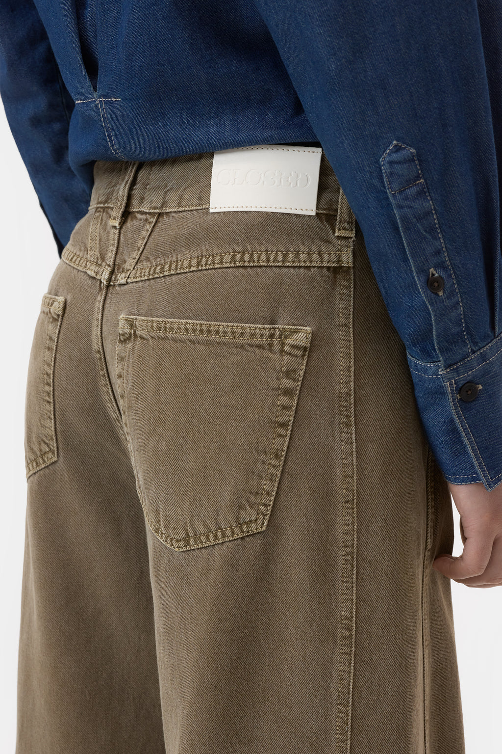 Closed Tori-X Barrel Pant in Toffee Brown
