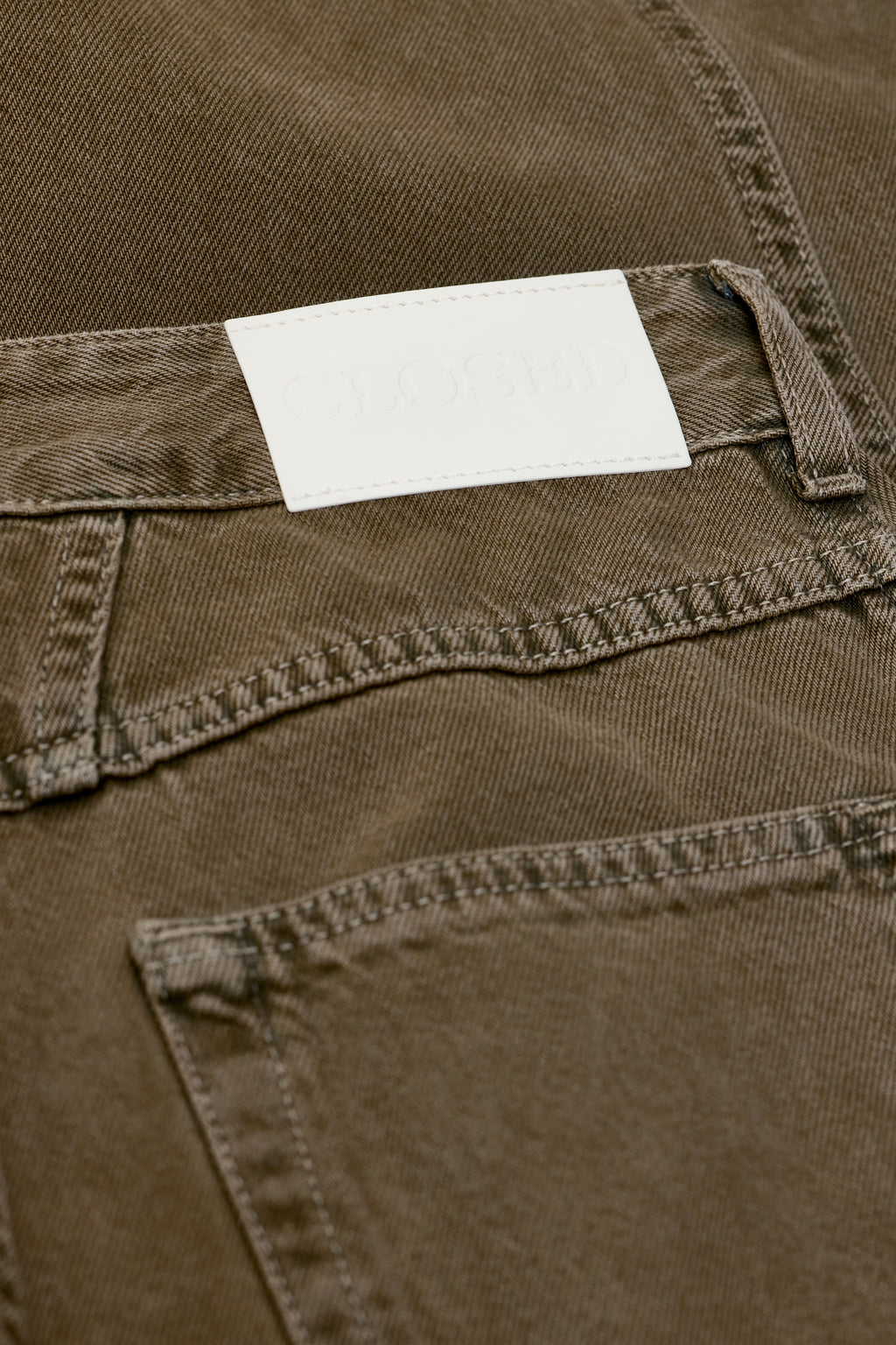 Closed Tori-X Barrel Pant in Toffee Brown