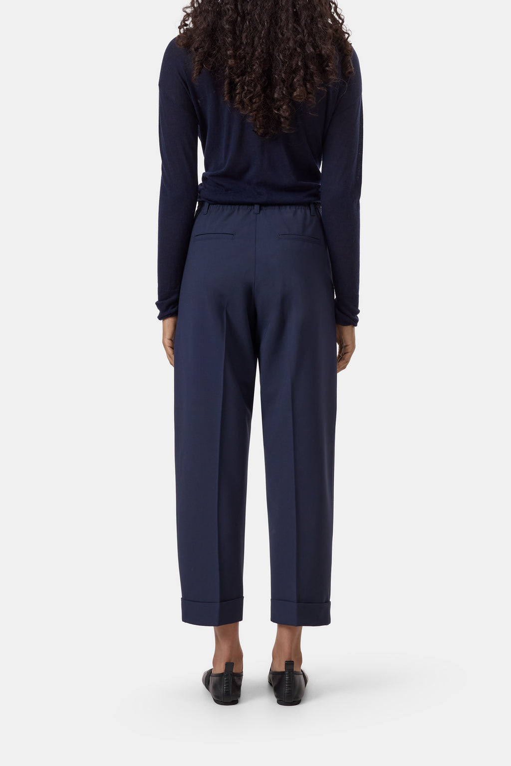Closed Souki Pant in Dark Night