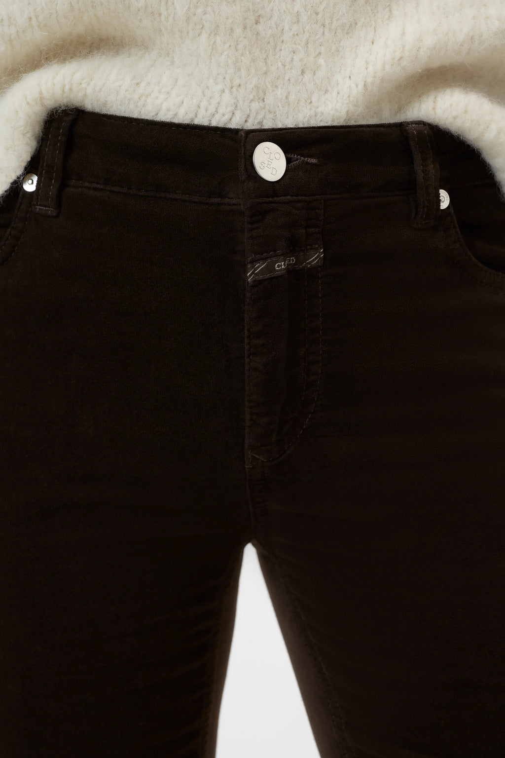 Closed Jovanna Pants in Marsh Green