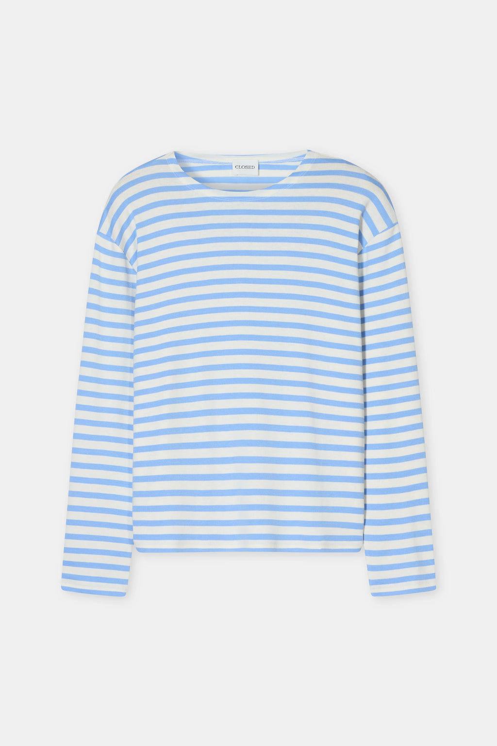 Closed Basic Long Sleeve in Sky Blue