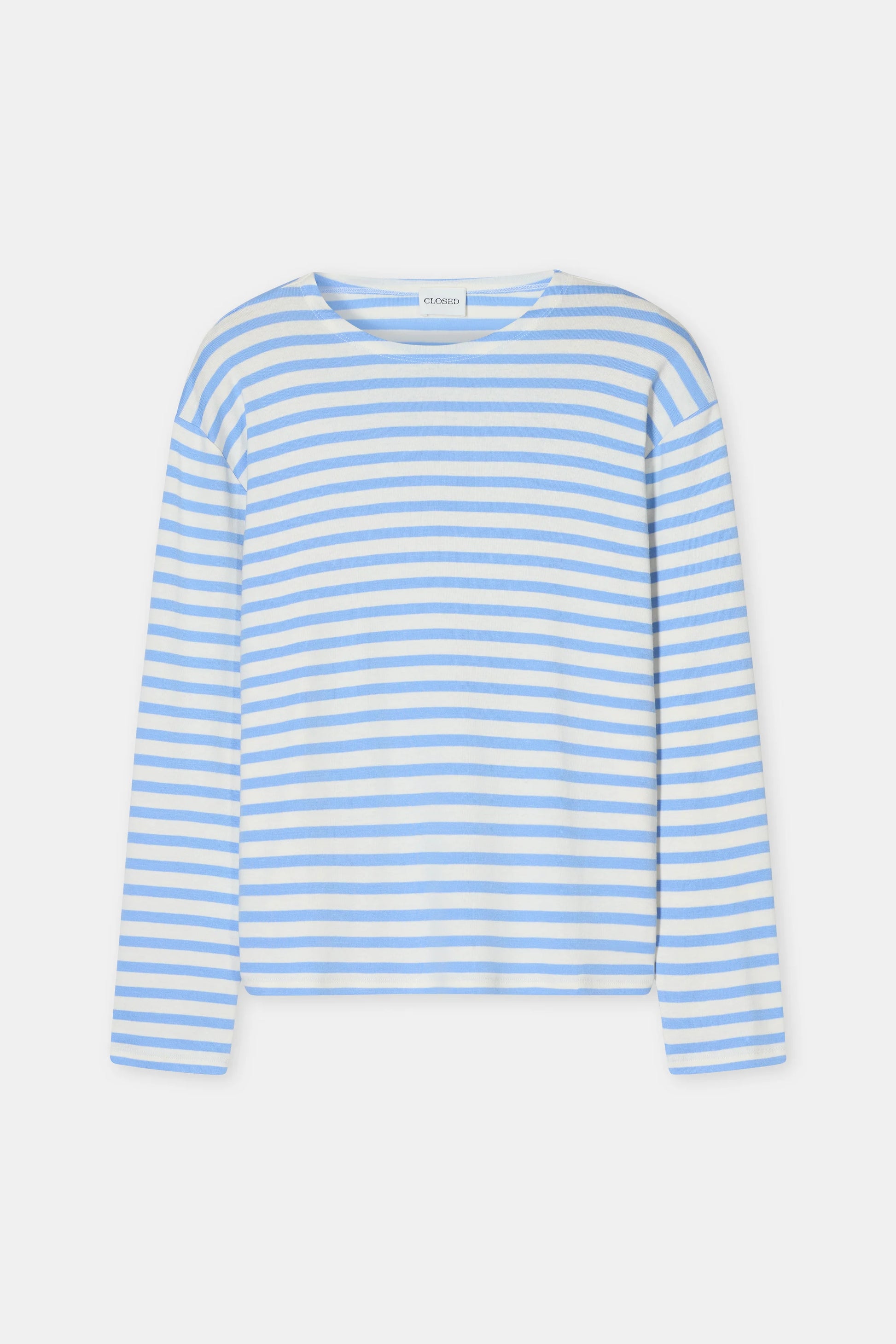 Closed Basic Long Sleeve in Sky Blue