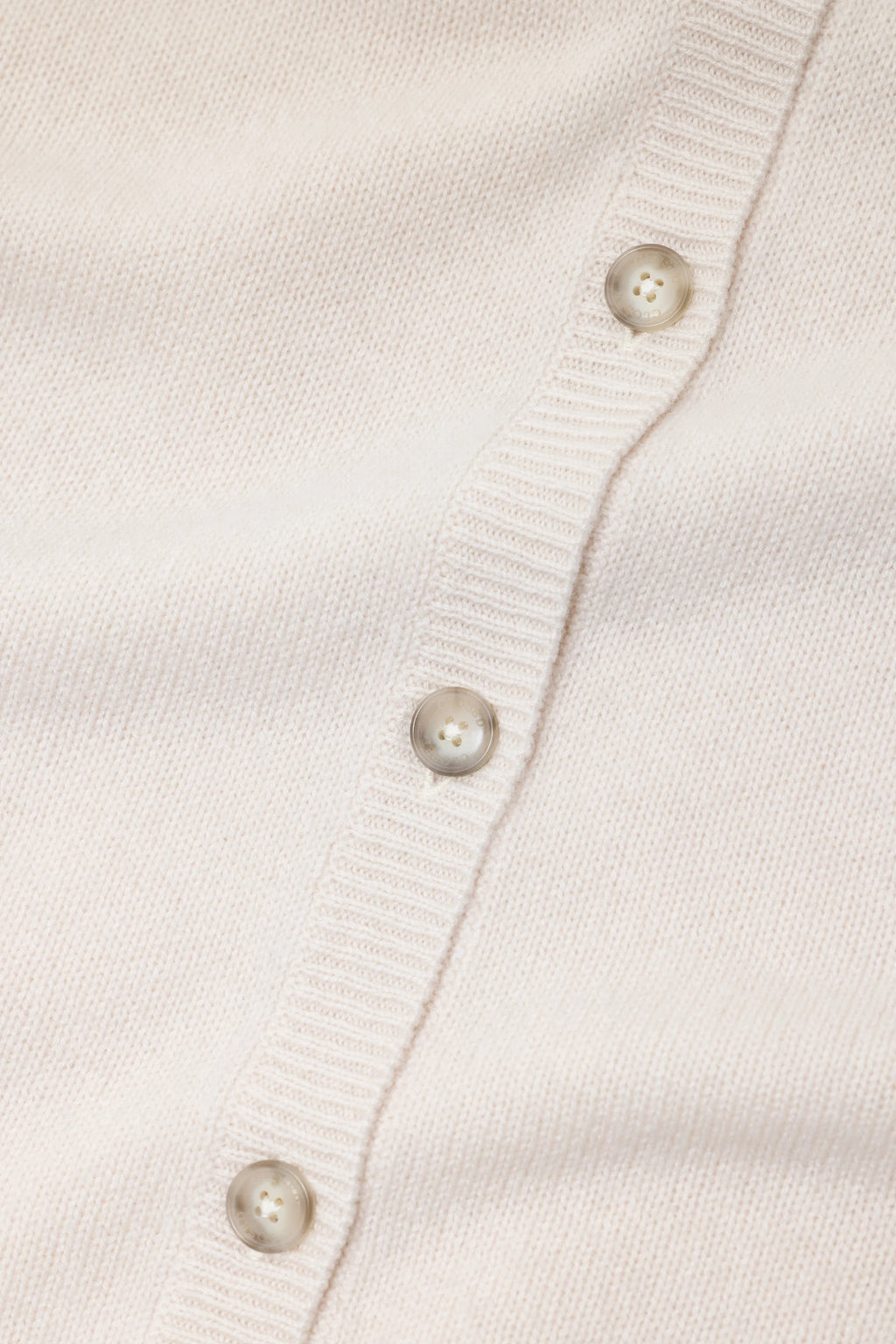 Closed Crew Neck Cardigan in Whipped Cream