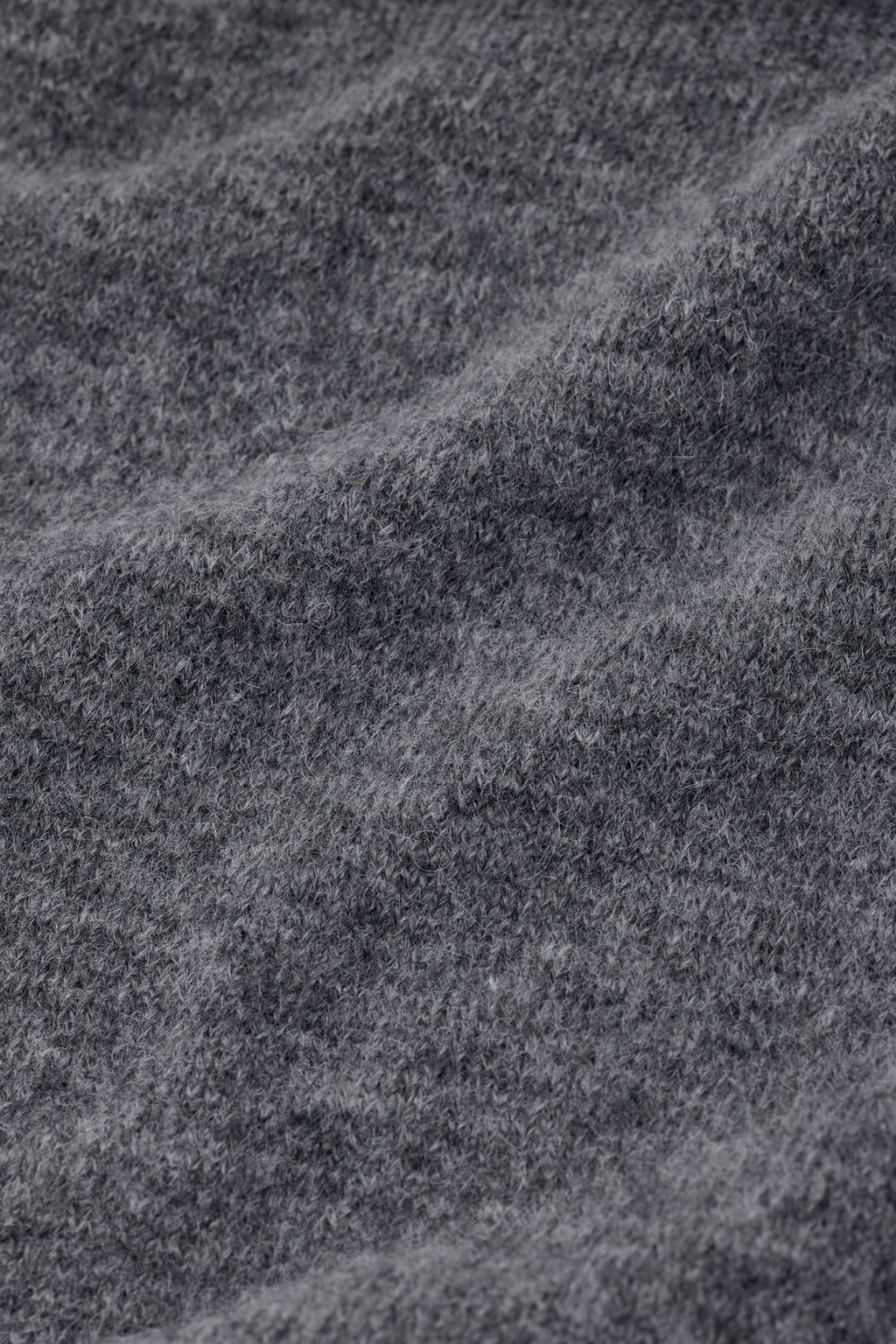 Closed Hoody with Bow Tie in Dark Grey Melange