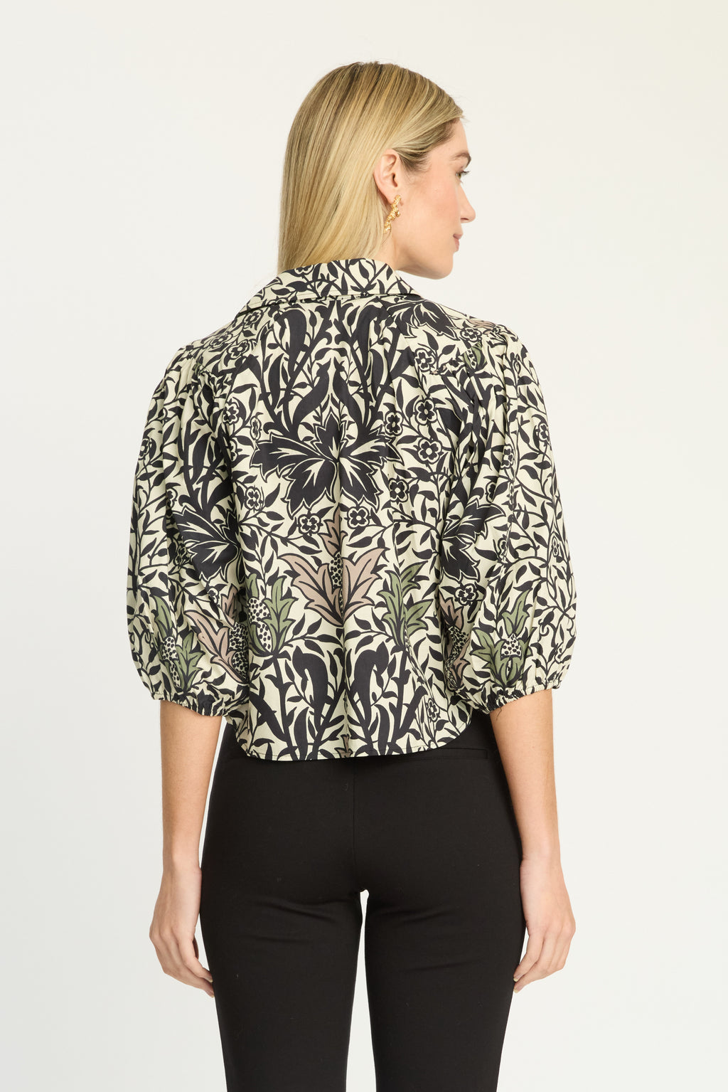 Caballero Juliette Top in Safari Garden Morning