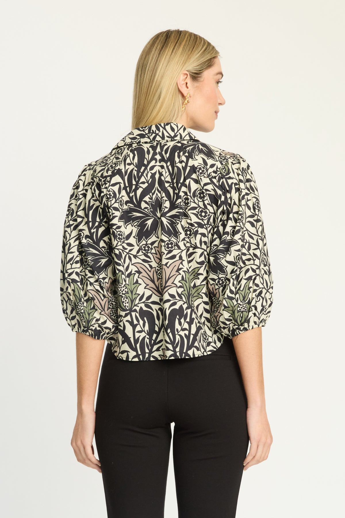Caballero Juliette Top in Safari Garden Morning