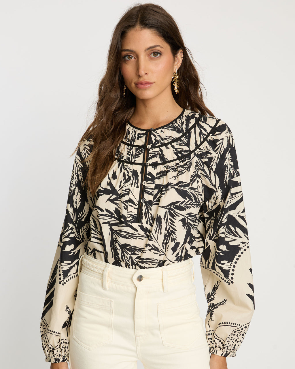 Caballero Emery Top in Ambergrain