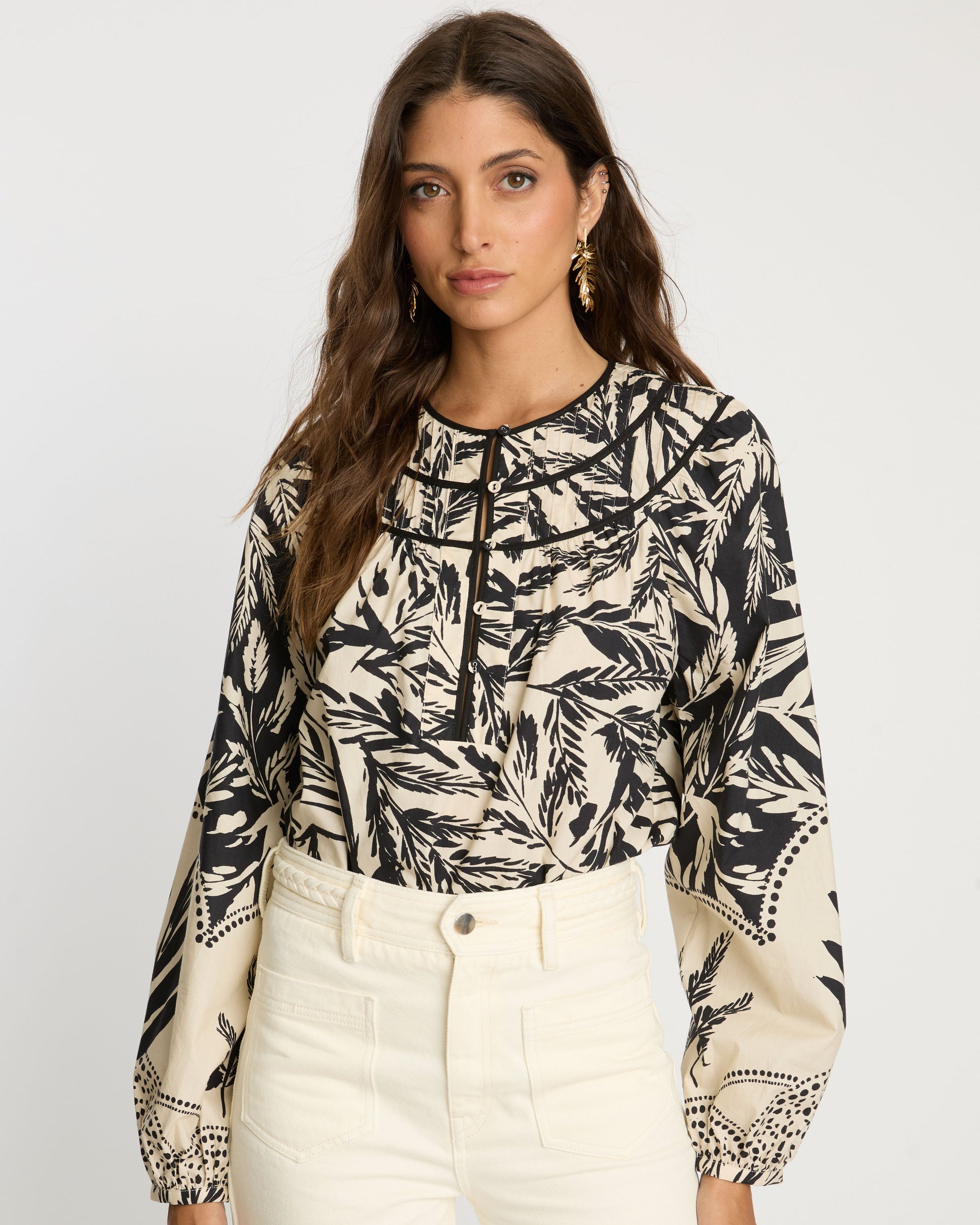 Caballero Emery Top in Ambergrain