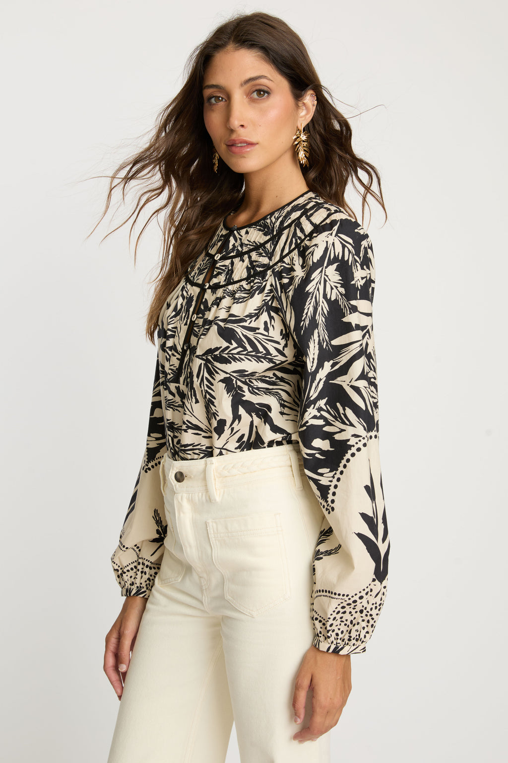 Caballero Emery Top in Ambergrain