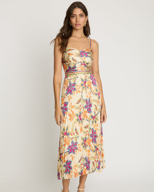 Caballero Dayna Dress in Stitched Flower