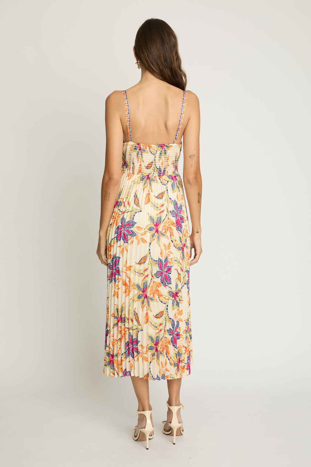 Caballero Dayna Dress in Stitched Flower