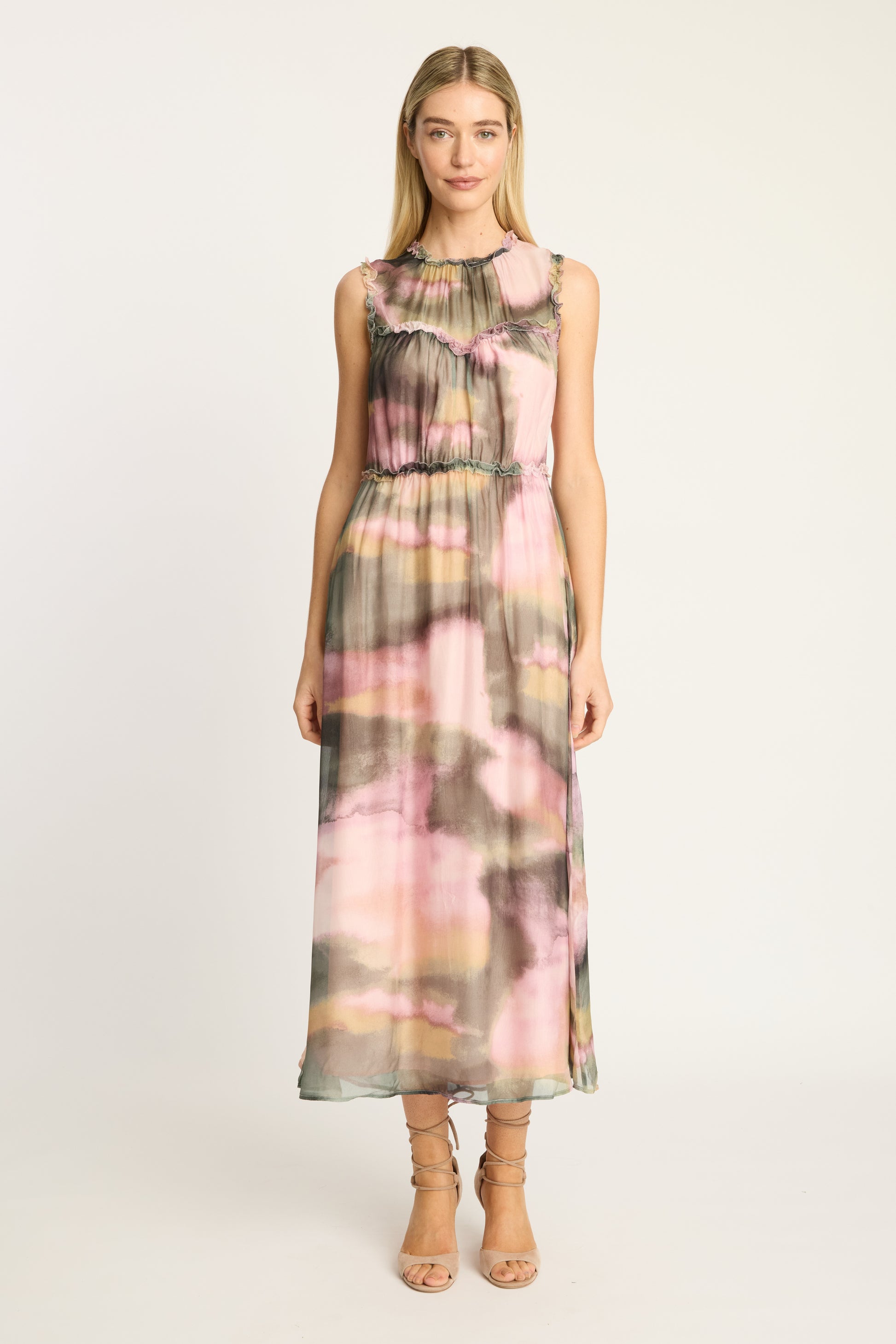 Caballero Naima Dress in Rose Grass Haze