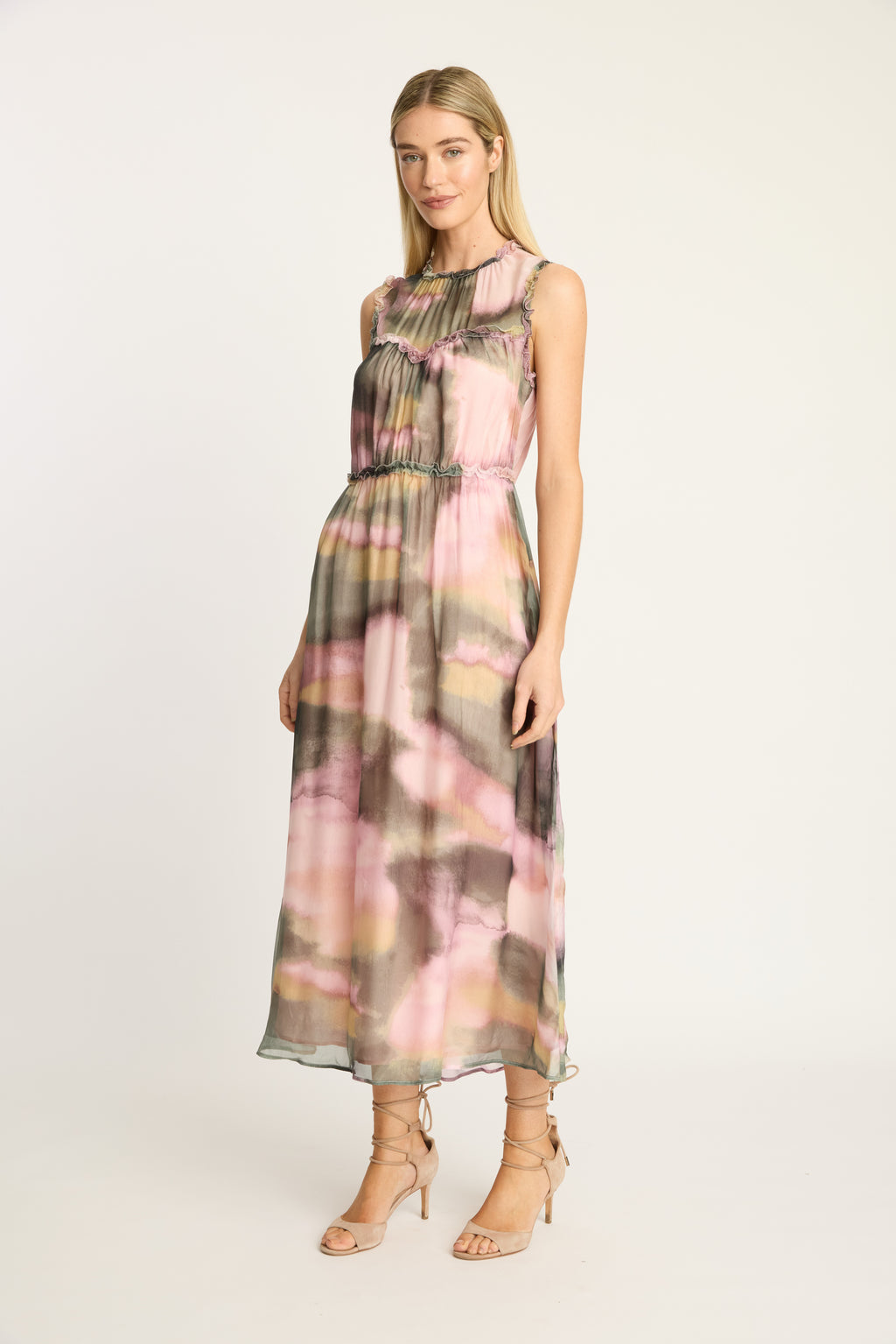 Caballero Naima Dress in Rose Grass Haze