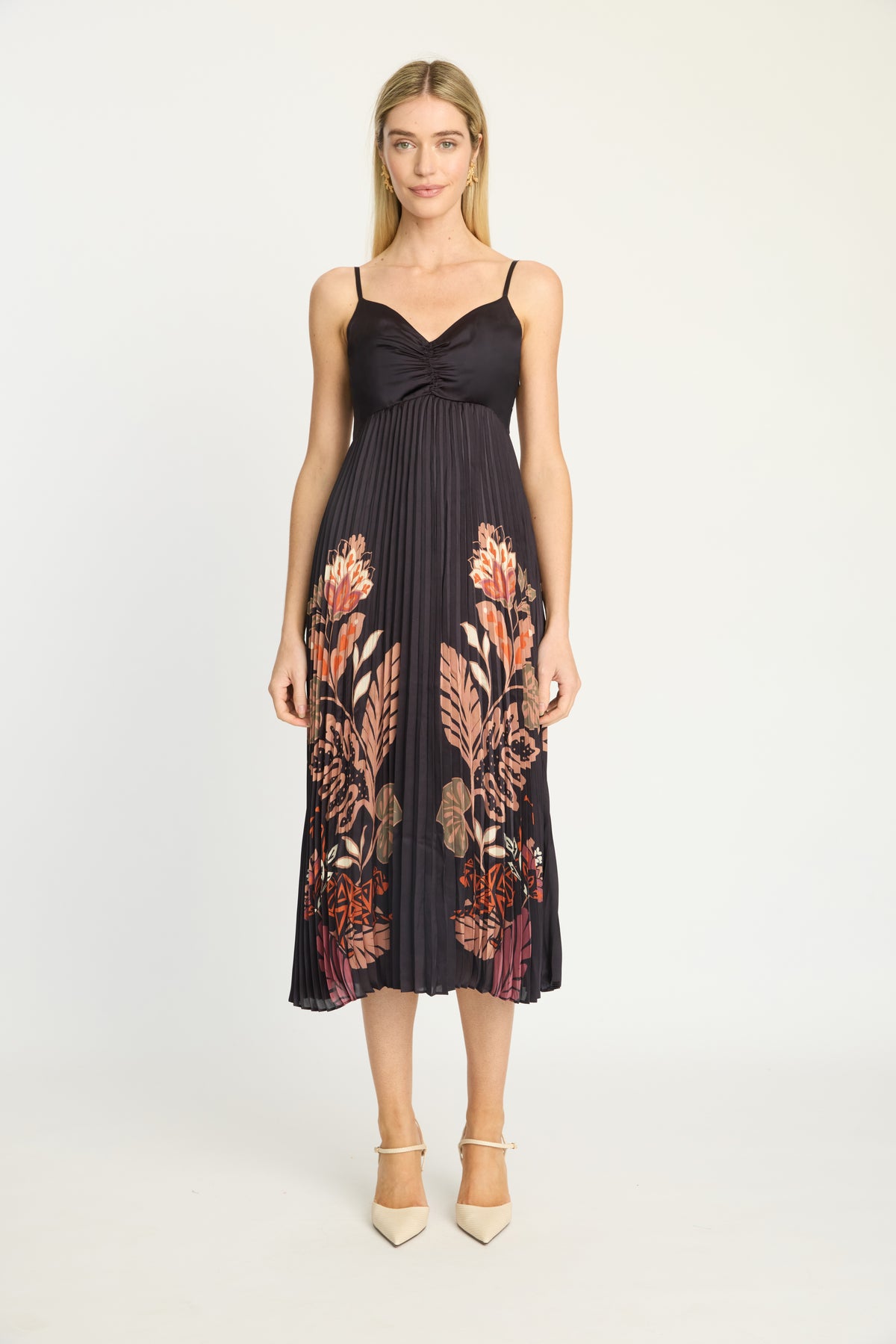 Caballero Donna Dress in Crouching Cheetah Black
