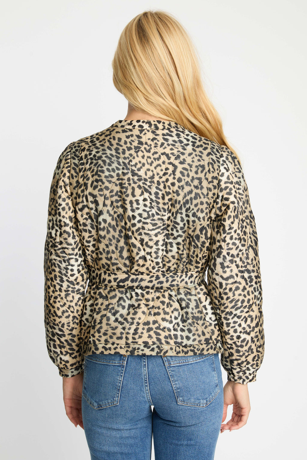 Caballero Ember Reversible Jacket in Golden Leopard