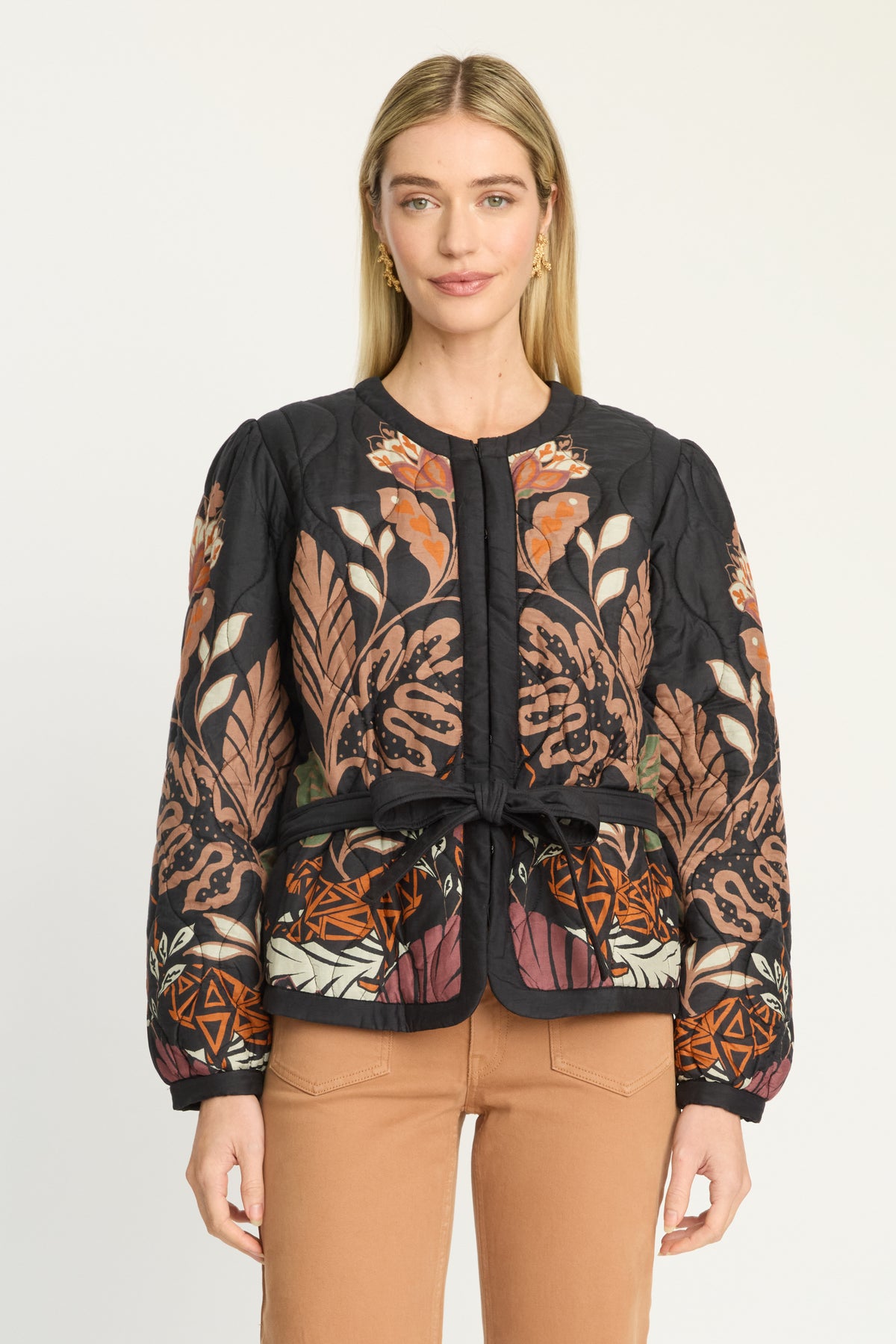 Caballero Ember Reversible Jacket in Crouching Cheetah Black
