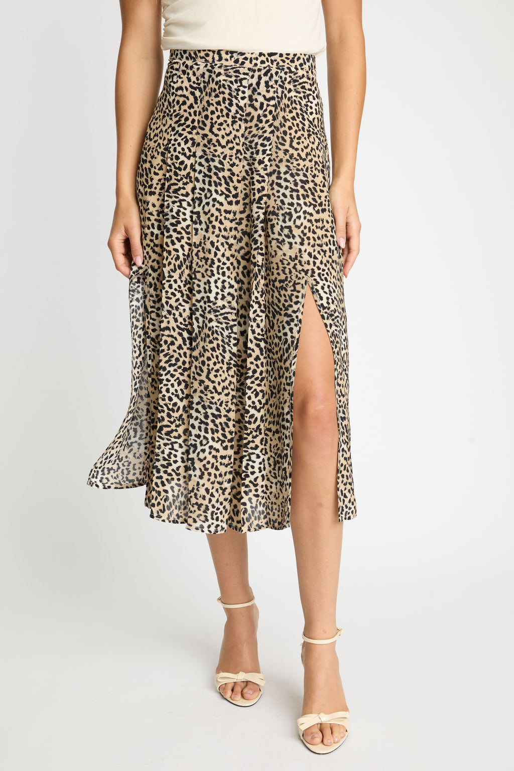 Caballero Glenda Skirt in Golden Leopard
