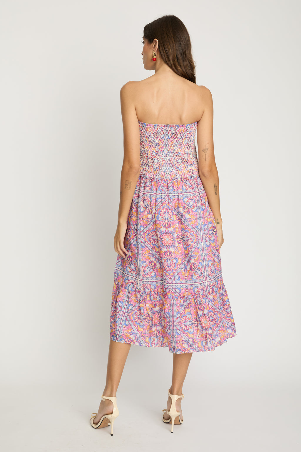 Caballero Chablis Skirt in Petal Tapestry