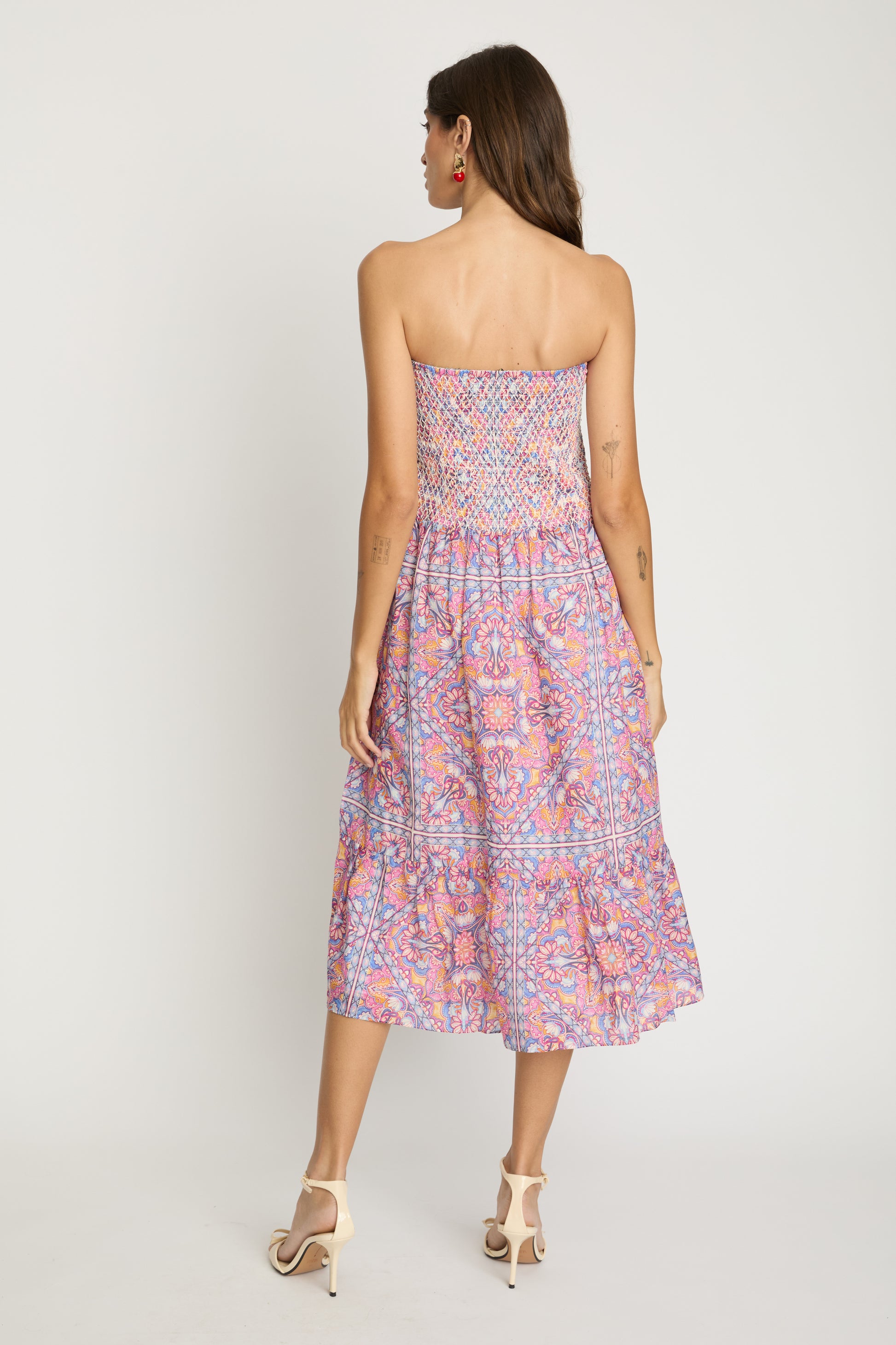 Caballero Chablis Skirt in Petal Tapestry