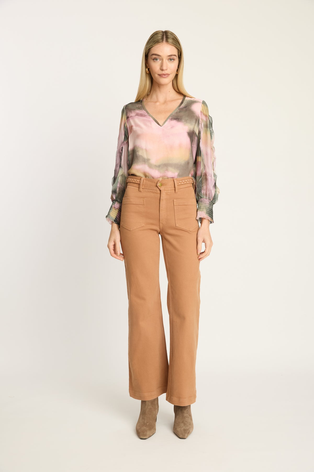 Caballero Sienna Pant in Biscuit