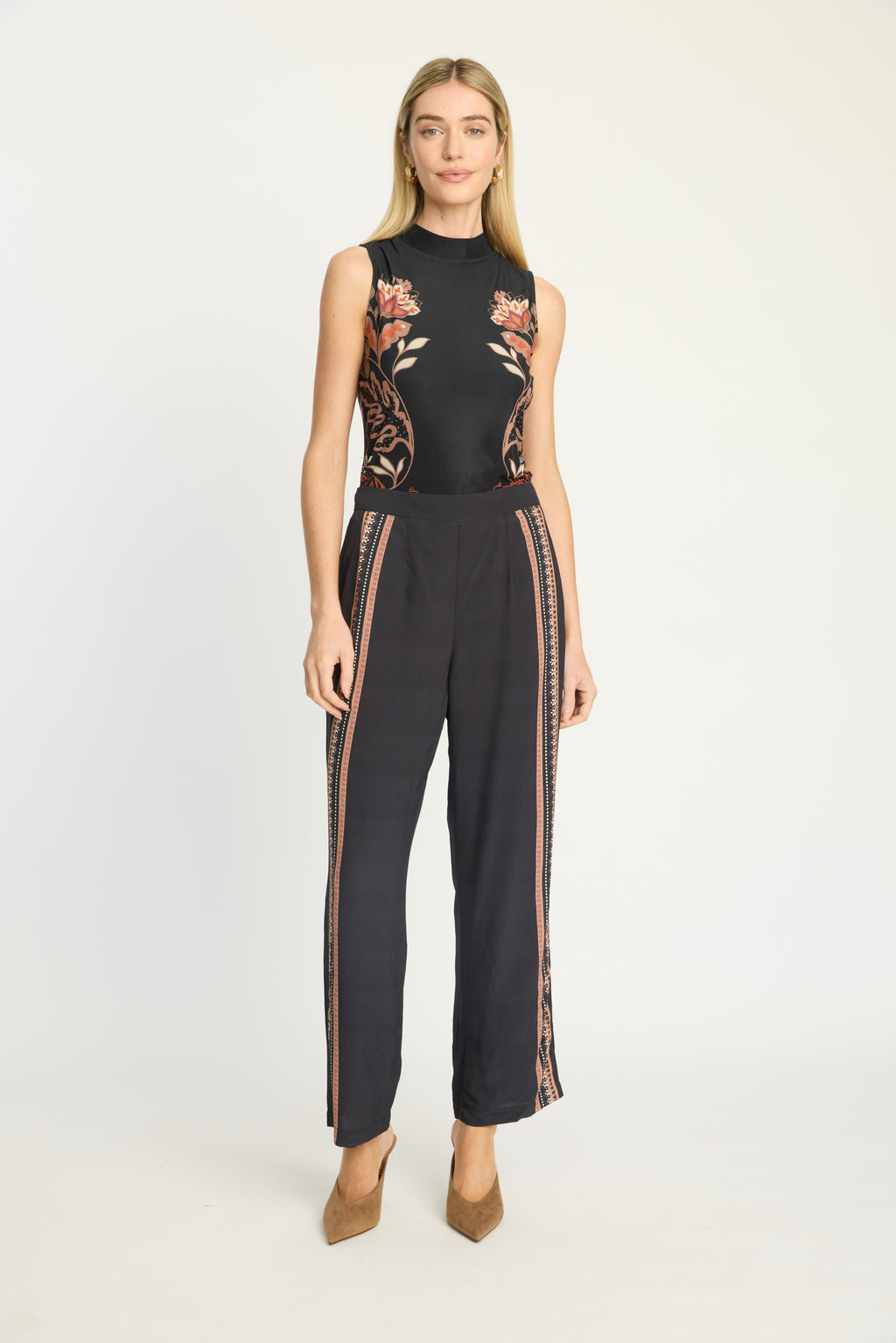 Caballero Max Pant in Crouching Cheetah Black