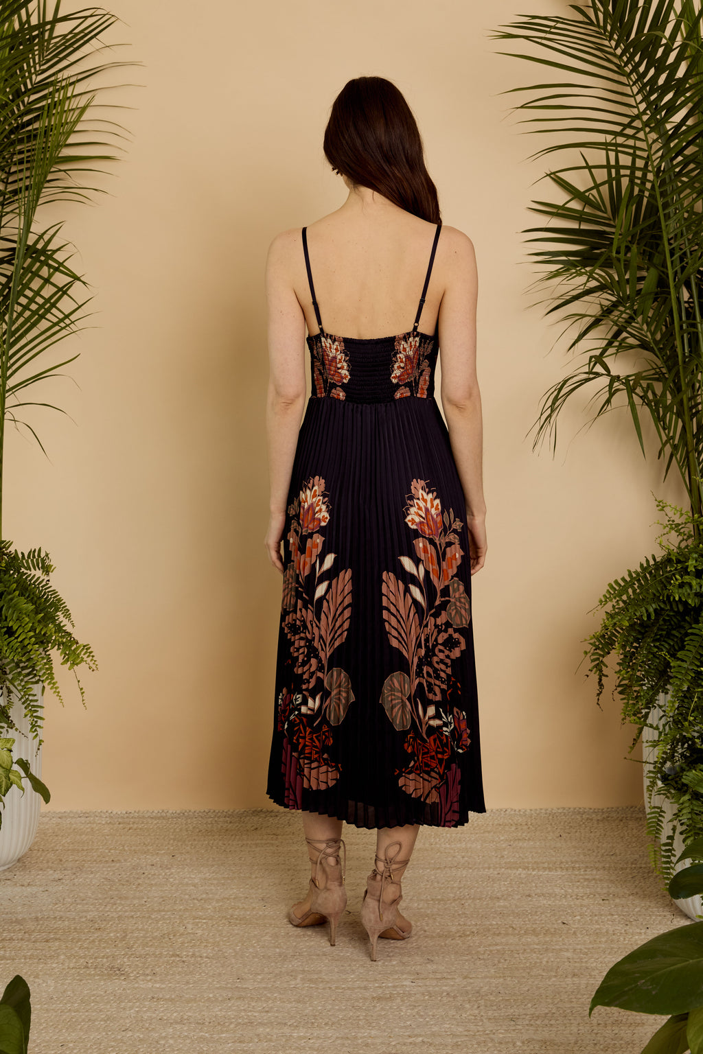 Caballero Donna Dress in Crouching Cheetah Black