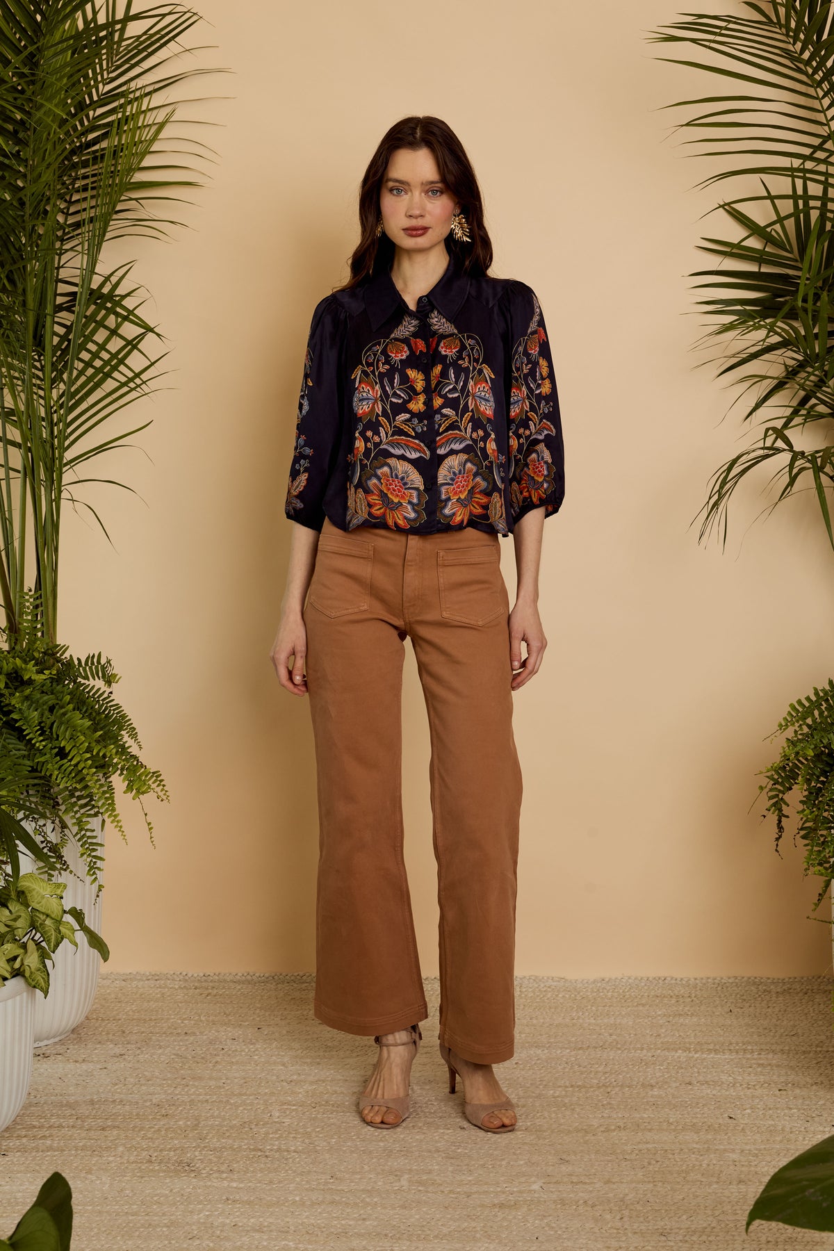 Caballero Juliette Top in Bush Paradise