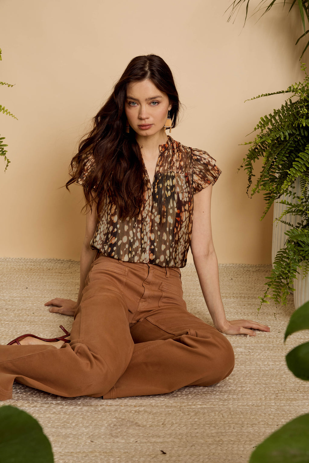 Caballero Kaz Top in Savannah Starfall