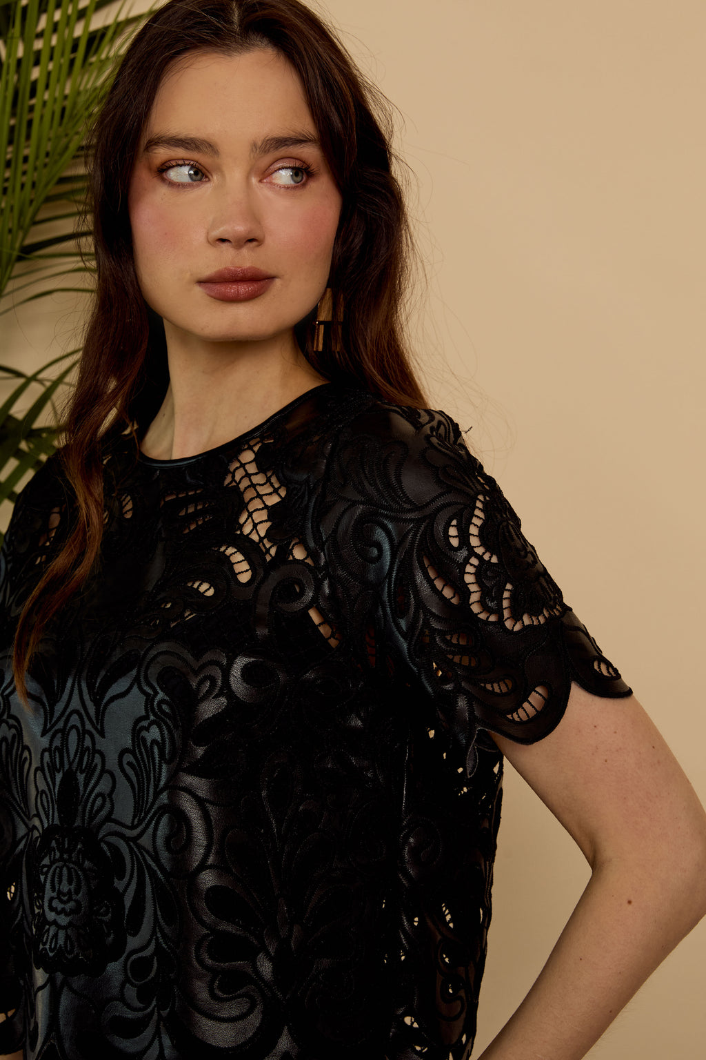 Caballero Kant Top in Black