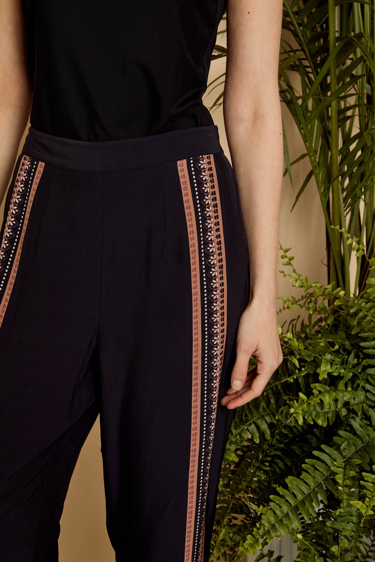 Caballero Max Pant in Crouching Cheetah Black