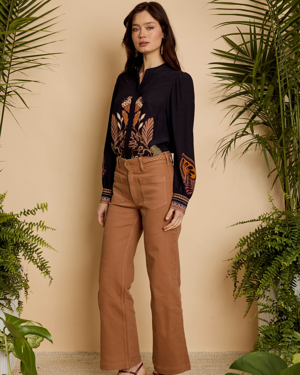 Caballero Sienna Pant in Biscuit