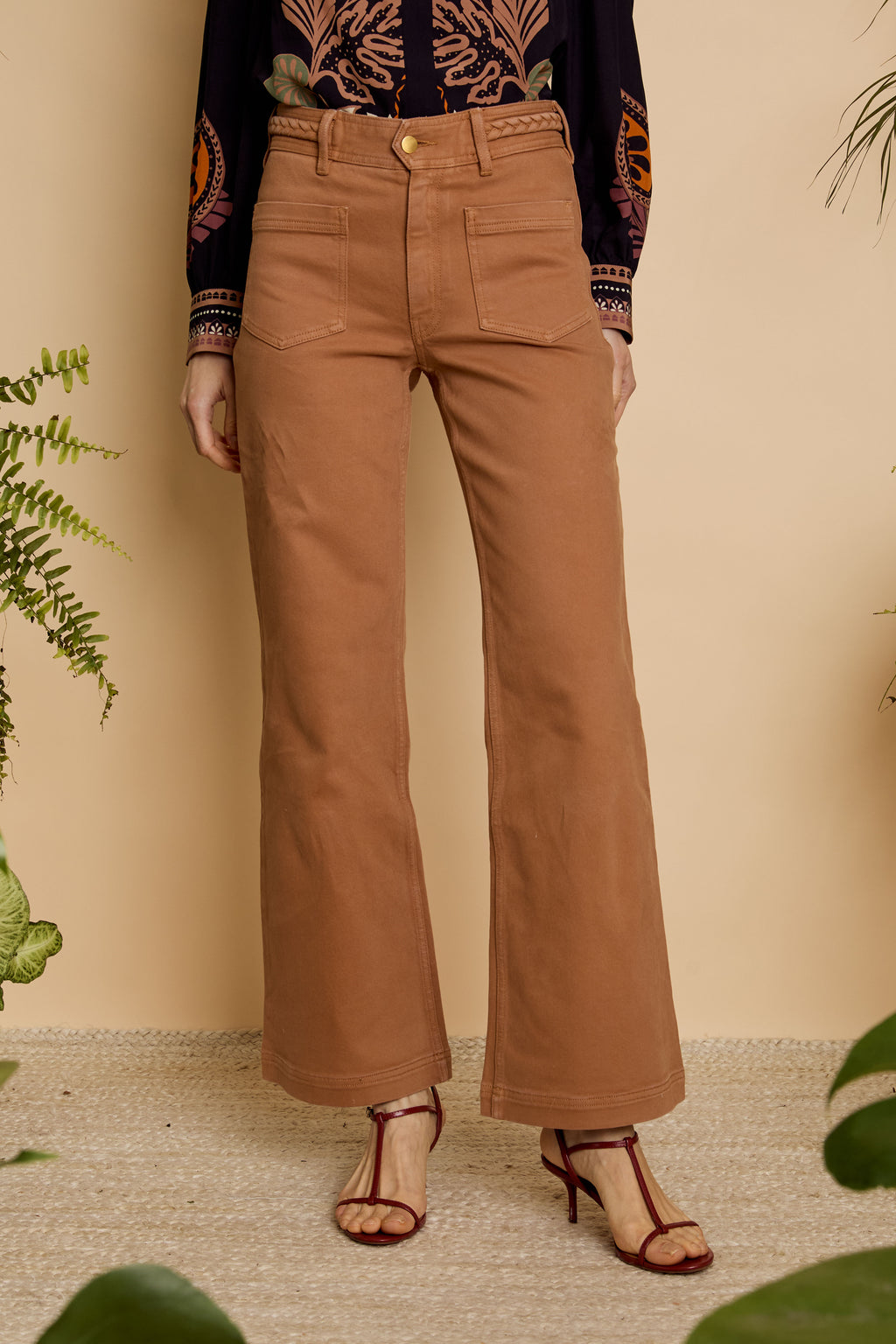 Caballero Sienna Pant in Biscuit