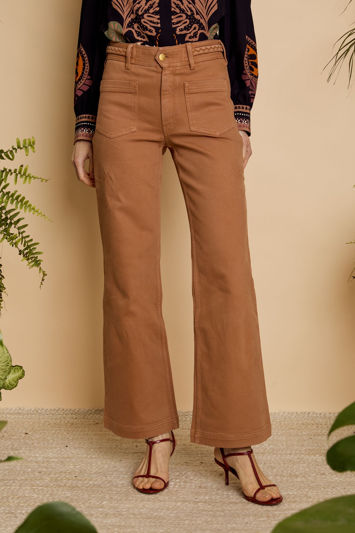 Caballero Sienna Pant in Biscuit