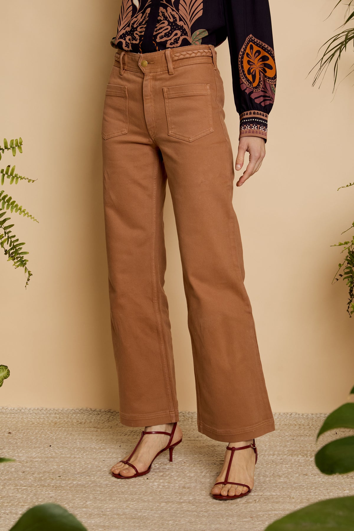 Caballero Sienna Pant in Biscuit